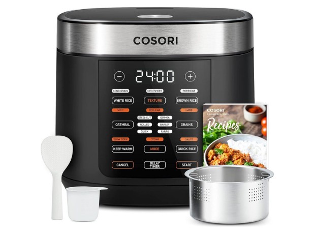 COSORI Rice Cooker Maker 18 Functions Multi Cooker, Stainless Steel Steamer
