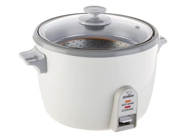 Zojirushi NHS-18 10-cup (Uncooked) Rice Cooker, White