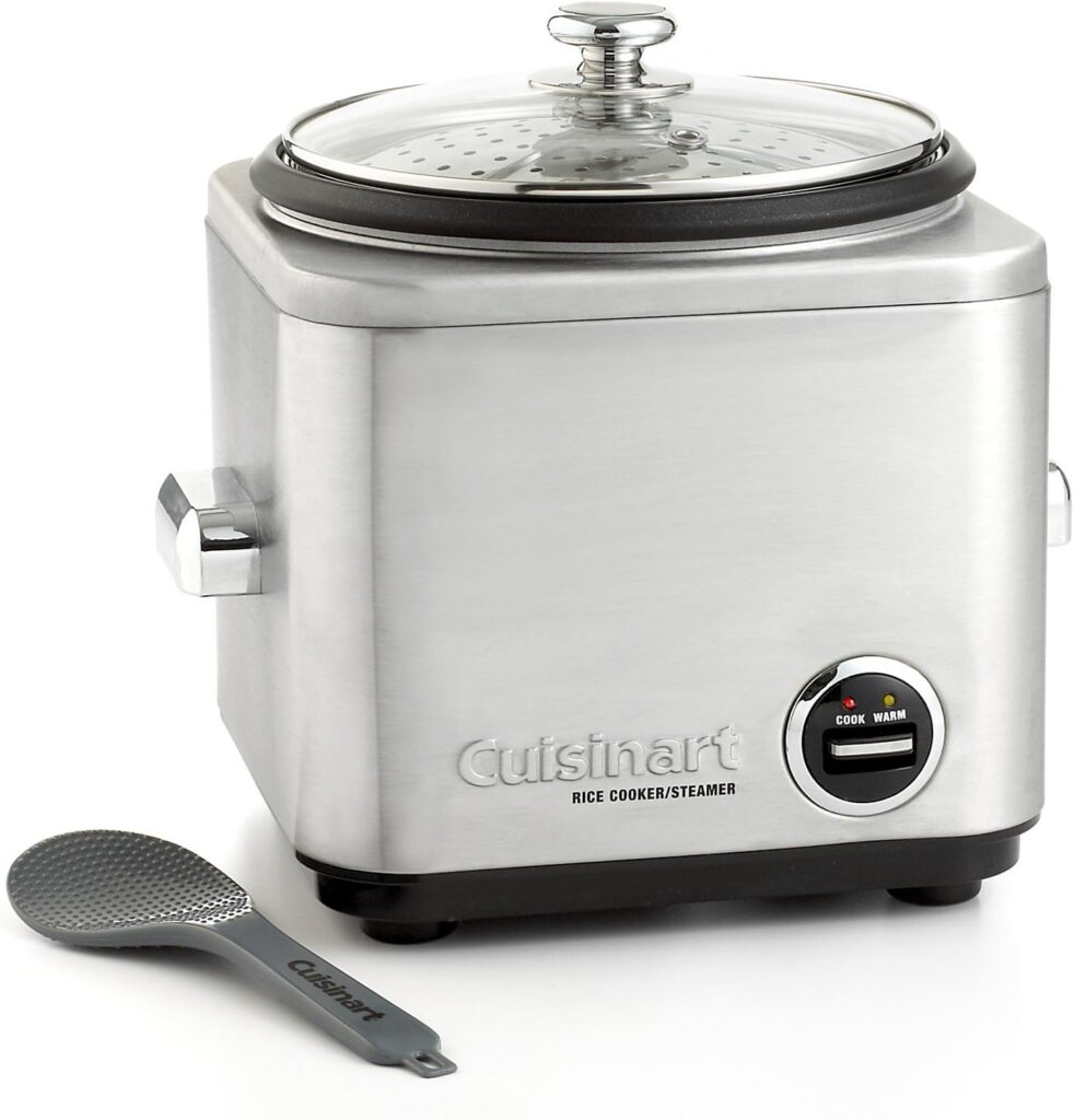 Cuisinart 8-Cup Rice Cooker, Silver, 8-cup
