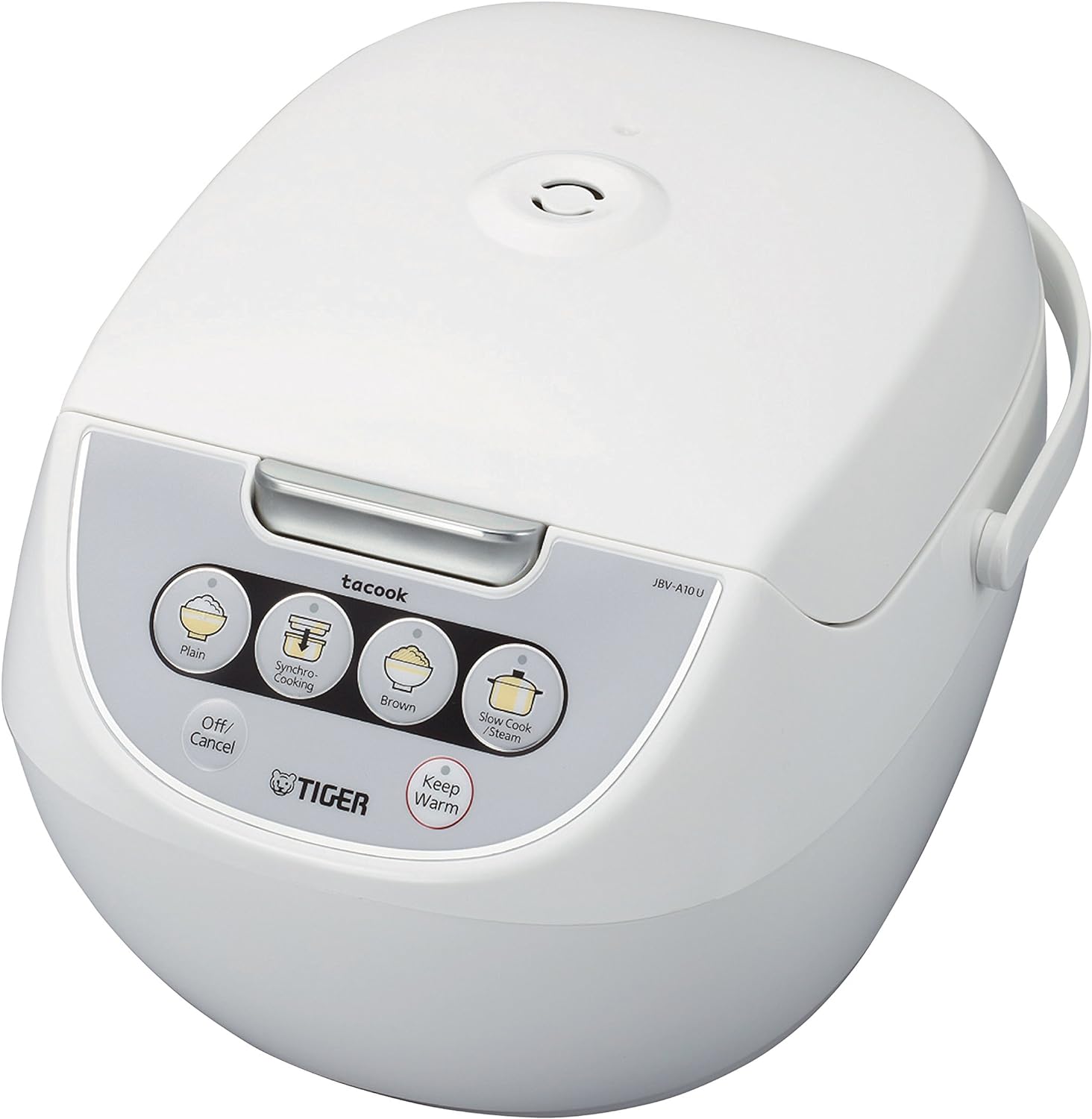 TIGER JBV A10U 5.5 Cup Uncooked Micom Rice Cooker with Food Steamer
